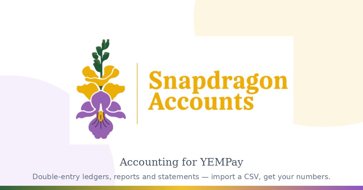 Snapdragon Accounts — Accounting for YEMPay
